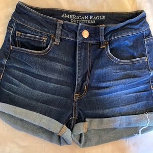 Hi-Rise Shortie Shorts